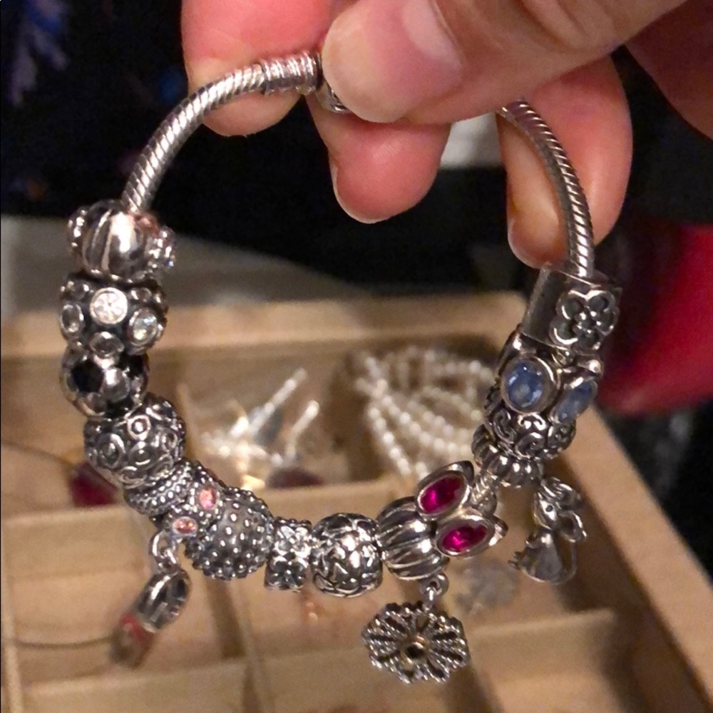 Pandora bracelets with 15 charms